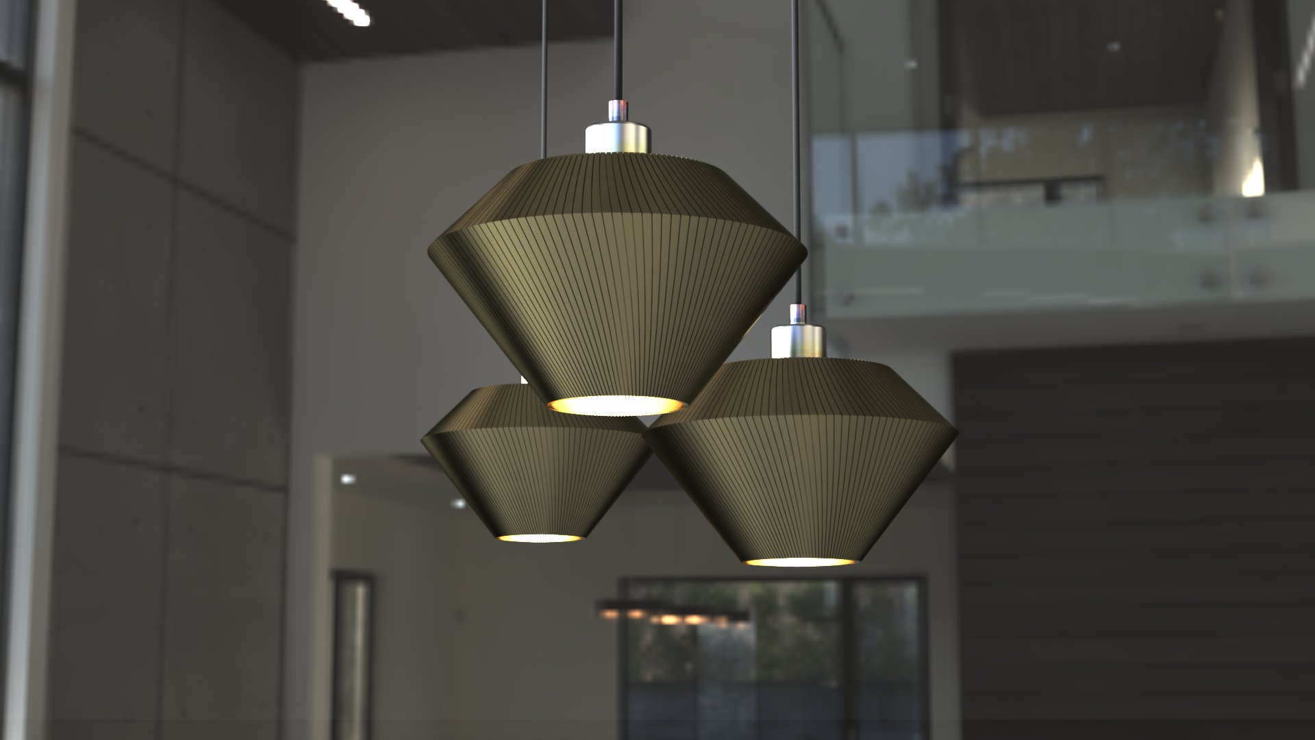 Designlampa Taklampa Arte